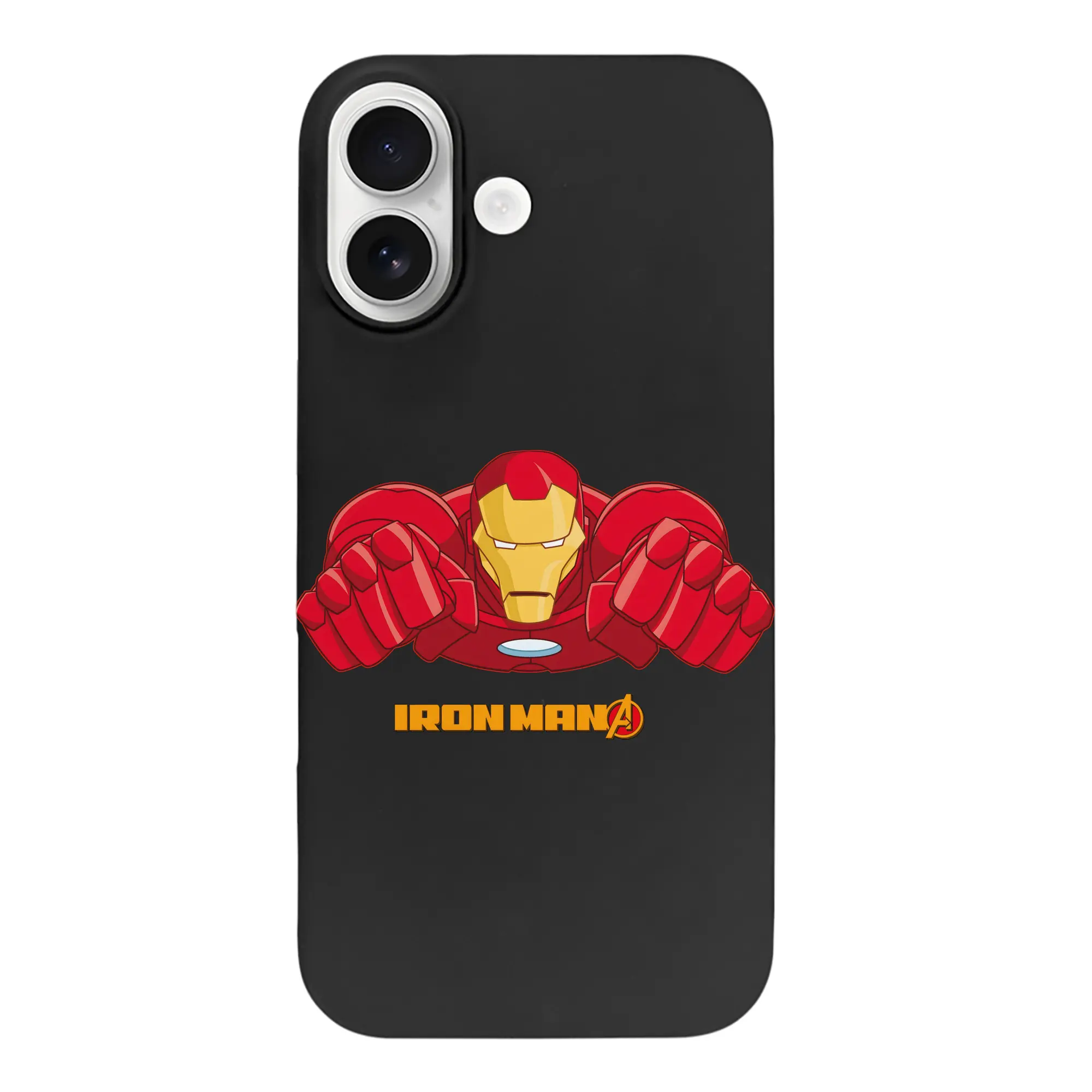 アベンジャーズ (Avenjāzu) グッズ アイアンマン（Iron Man） - iPhone 17 シリーズ シリコンケース 薄型 耐衝撃 指紋防止 ソフトタッチカバー 精密フィット 傷防止 保護ケース iPhone 17/17 Air/17 Pro/17 Pro Max 対応